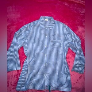 Wilfred Blue and White Striped Men's Shirt